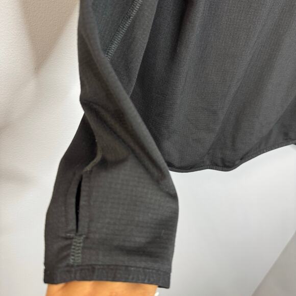 Eddie Bauer Men's High Route Grid Air 1/4-Zip Sweatshirt Black Outdoor Sz M - Picture 11 of 15